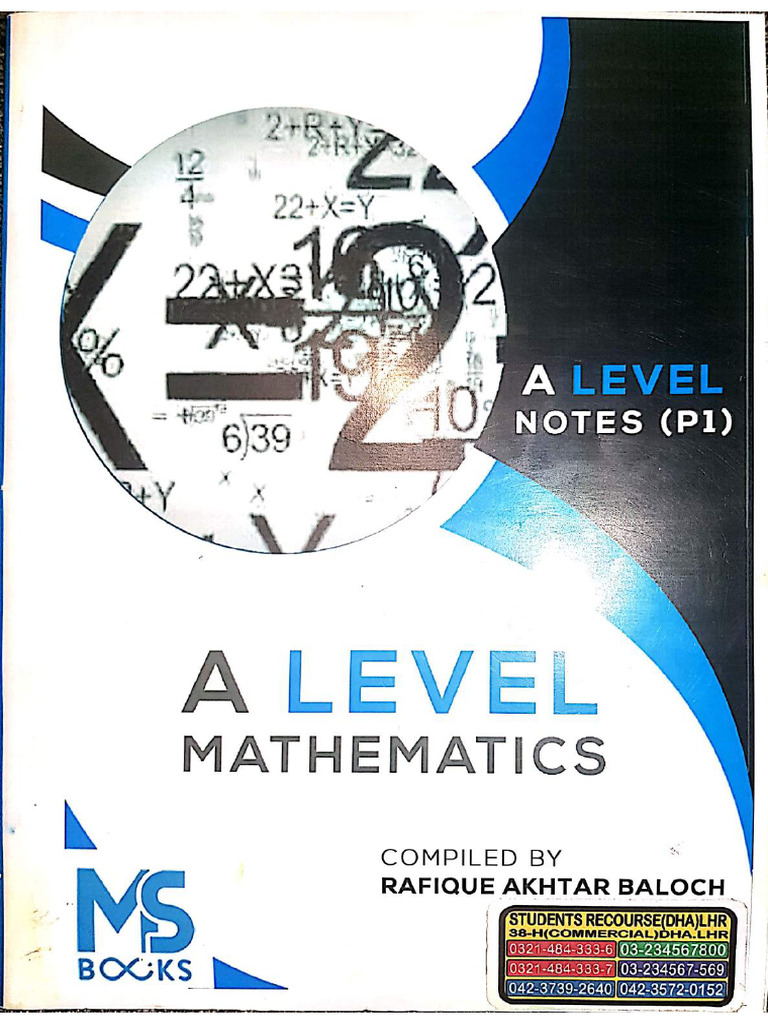 As Math P1 Notes by Rafique Akhtar (1) - Compressed | PDF