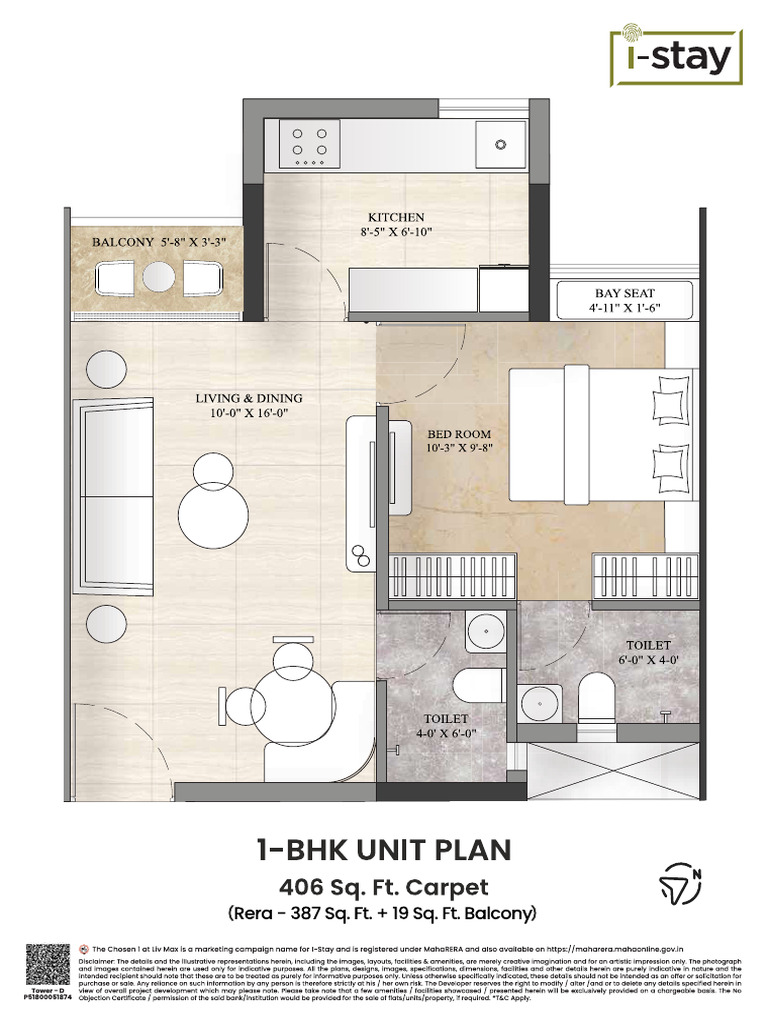 1-Bhk Unit Plan & Typical Floor Plan | PDF