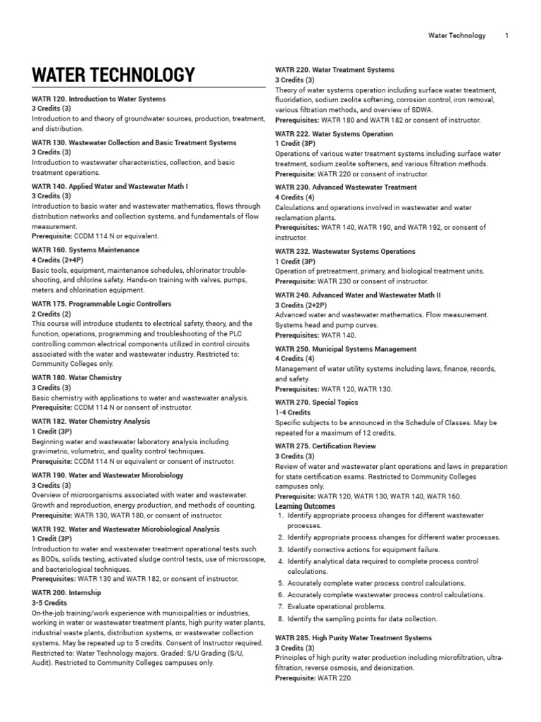 Water-Technology Coursestext | PDF | Water Treatment | Water
