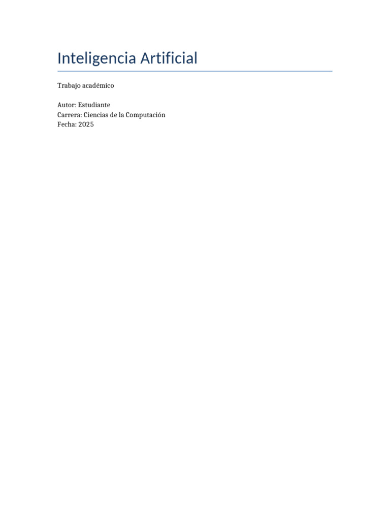 Fundamentos y Aplicaciones de IA | PDF | Informática | Inteligencia ...