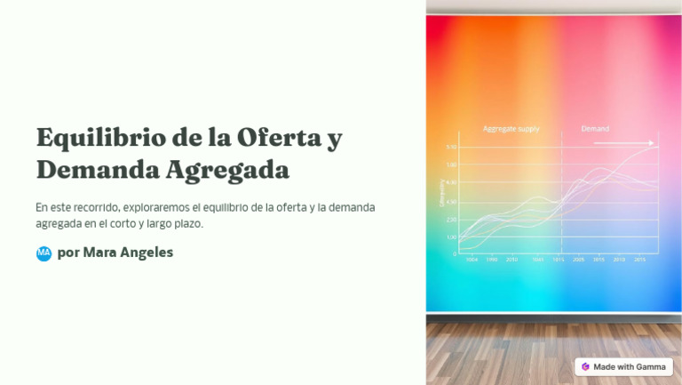 Equilibrio de La Oferta y Demanda Agregada | PDF