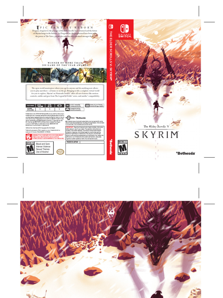 Skyrim on Nintendo Switch Features | PDF | Electronic Publishing ...