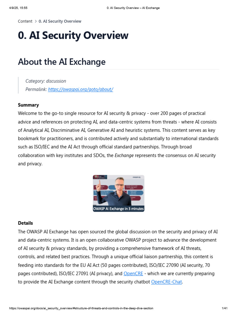 AI Security Framework for 2024 Challenges | PDF | Risk Management | Risk