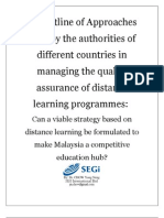 Outline of The Approaches To Manage Distance Education