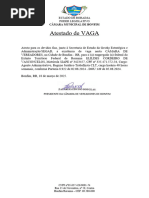 Atestado de Vaga Escolar para Aluno | PDF