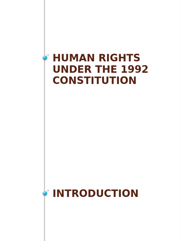 Human Rights in Ghana's 1992 Constitution | PDF | Acquittal ...