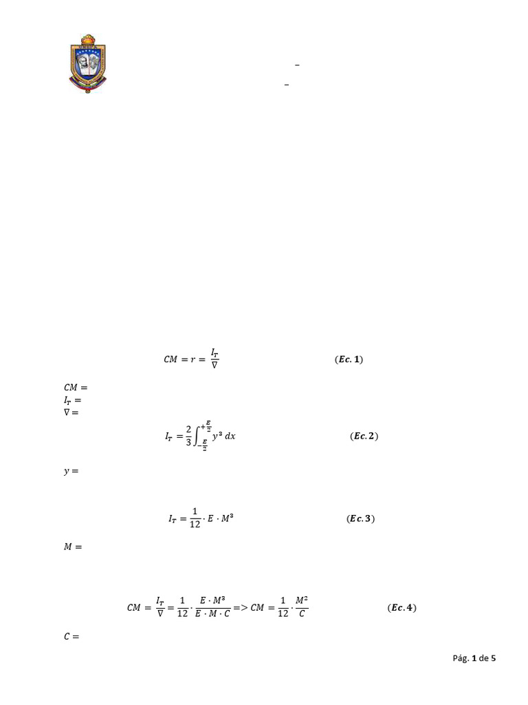Estabilidad Inicial en Buques: Guía Técnica | PDF | Mecánica | Mecanica ...