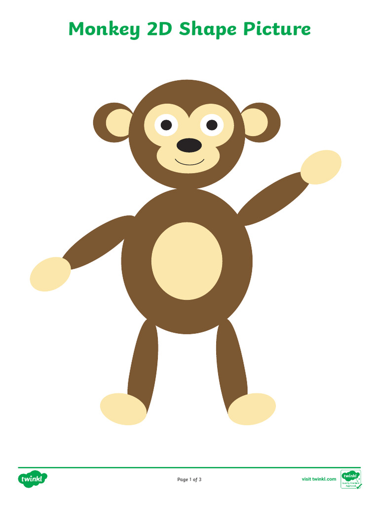 T TP 1716579497 2d Shape Monkey Cutting Skills Activity Ver 3 | PDF