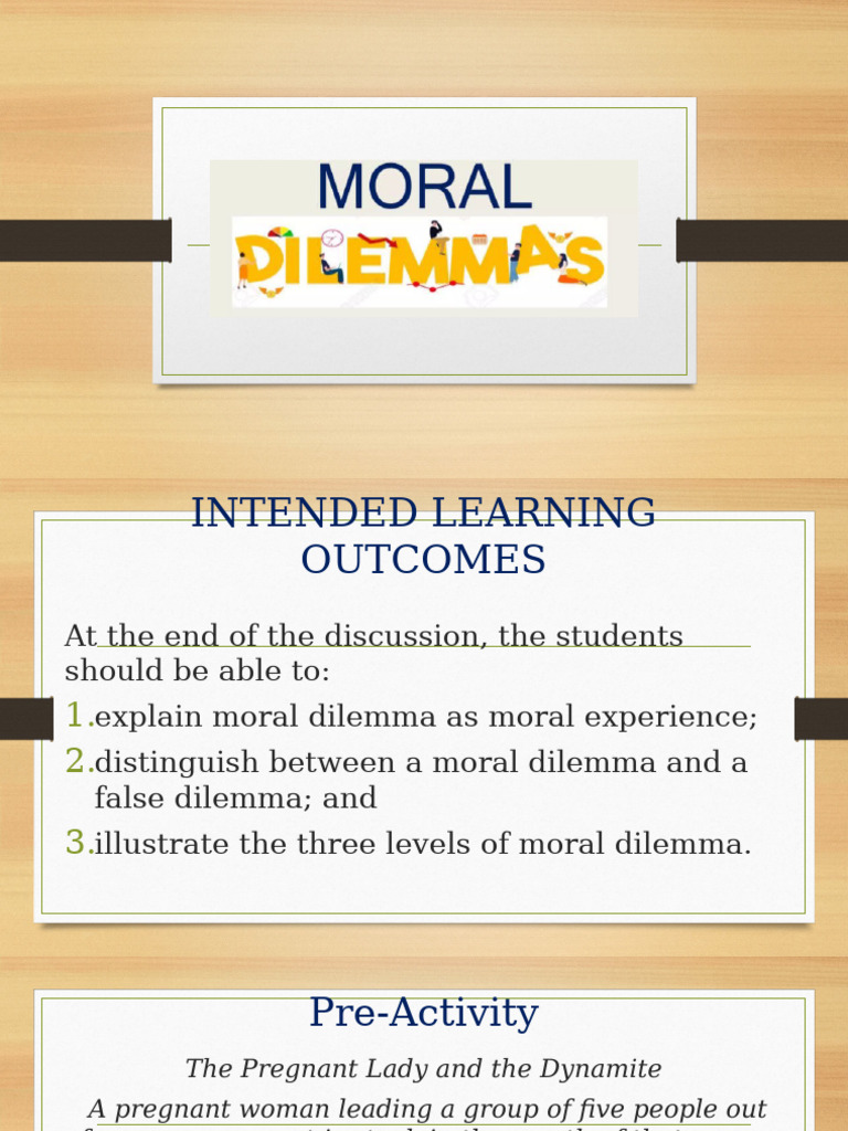 Understanding Moral Dilemmas and Ethics | PDF | Epistemology | Evidence