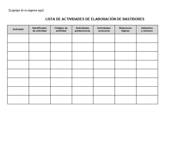 Activity List | PDF