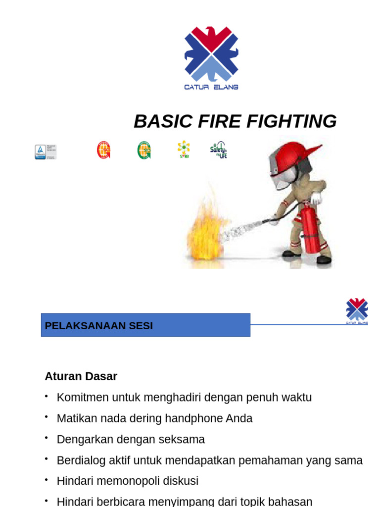 MATERI Basic Fire Fighting | PDF