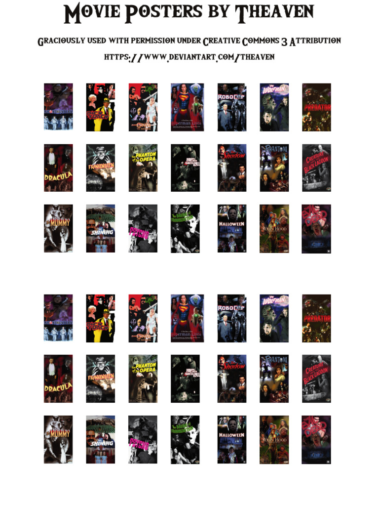 CCA Movie Posters | PDF