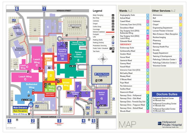 Hollywood Hospital Ward Directory | PDF | Intensive Care Medicine ...