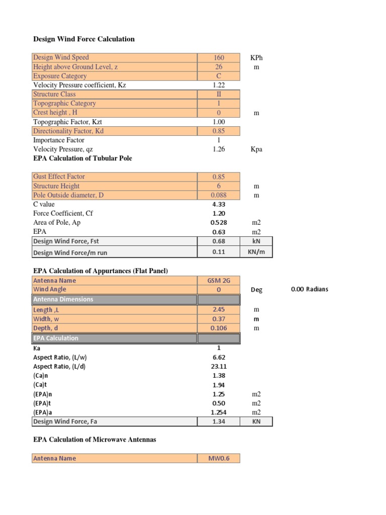 EPA Calculation | Download Free PDF | Young's Modulus | Building ...