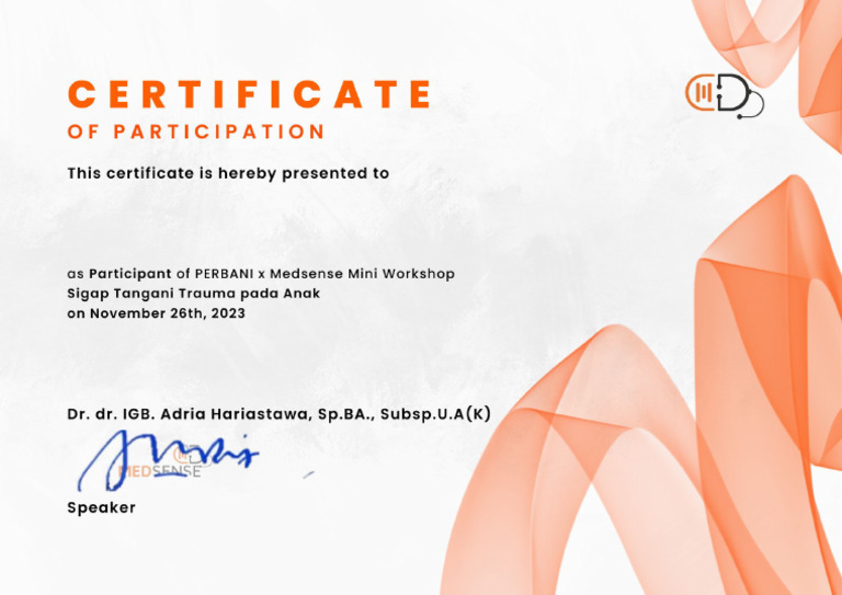 E Certificate 1 | PDF
