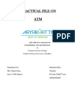Practical File On ATM: Group of Institutes