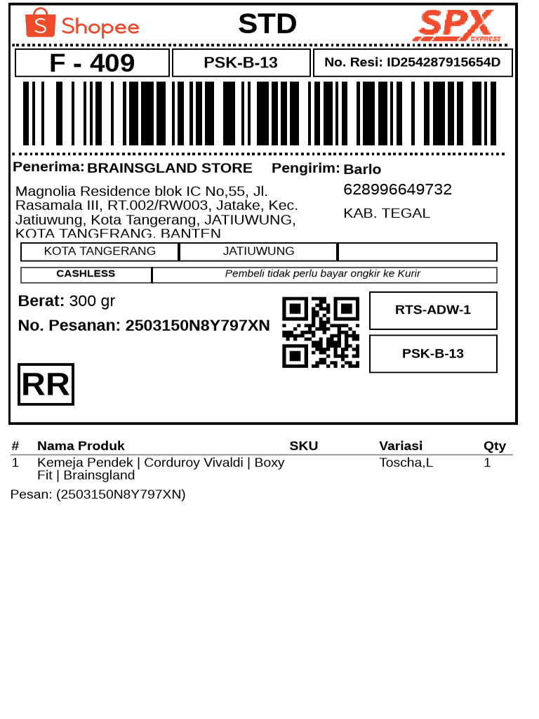 Get Return Label-1742178529641 | PDF