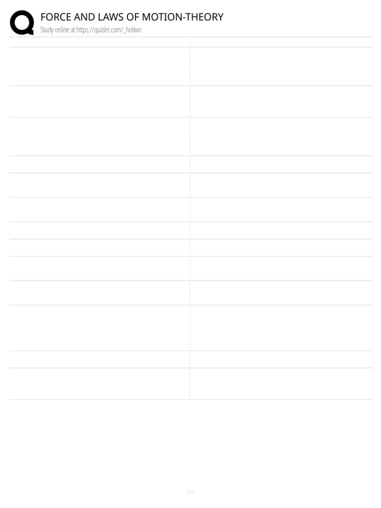 Force Ans Laws of Motion | PDF | Force | Newton's Laws Of Motion