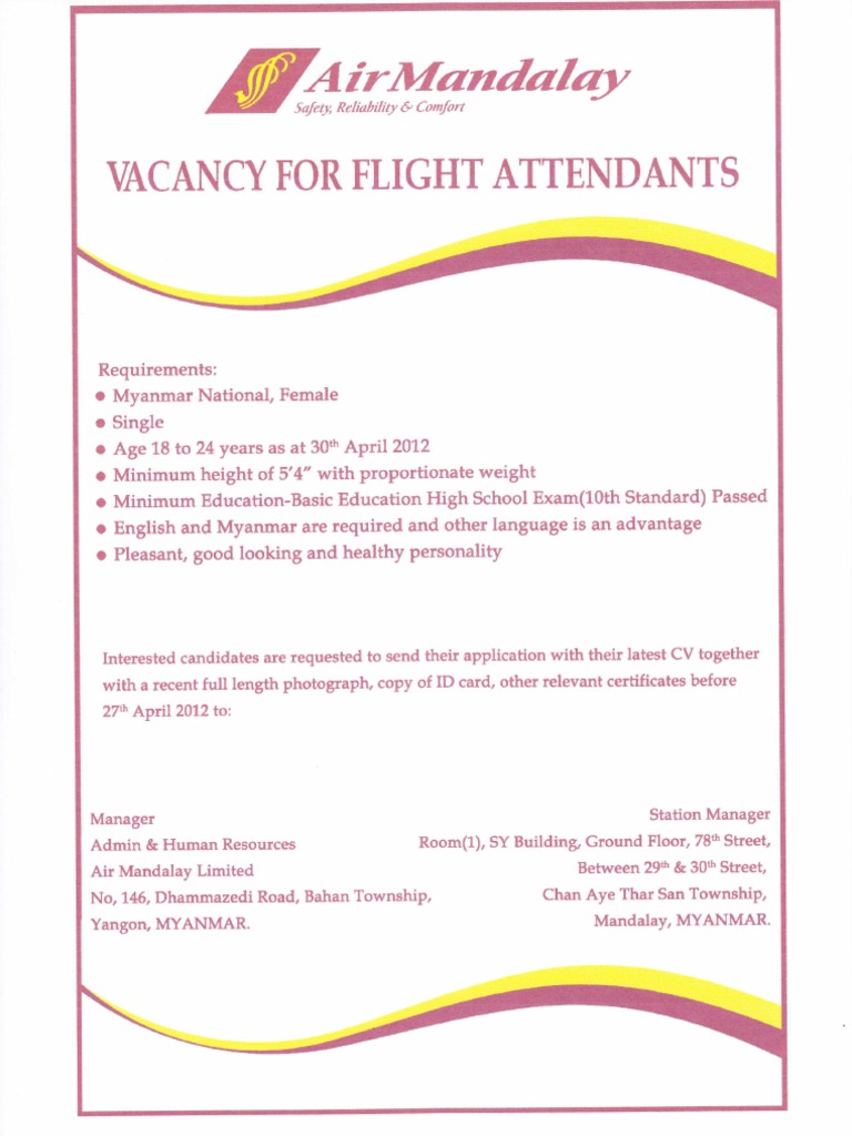 Vacancy | PDF | Travel