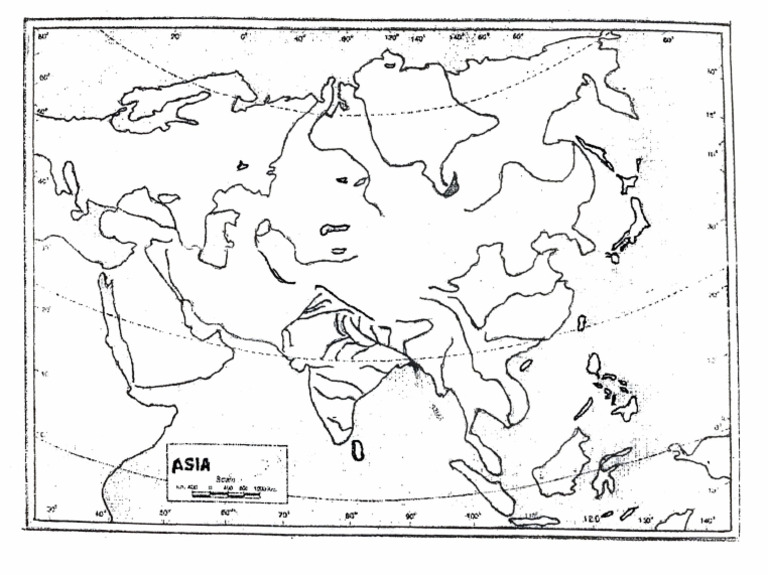 Blank Map of Asia | PDF
