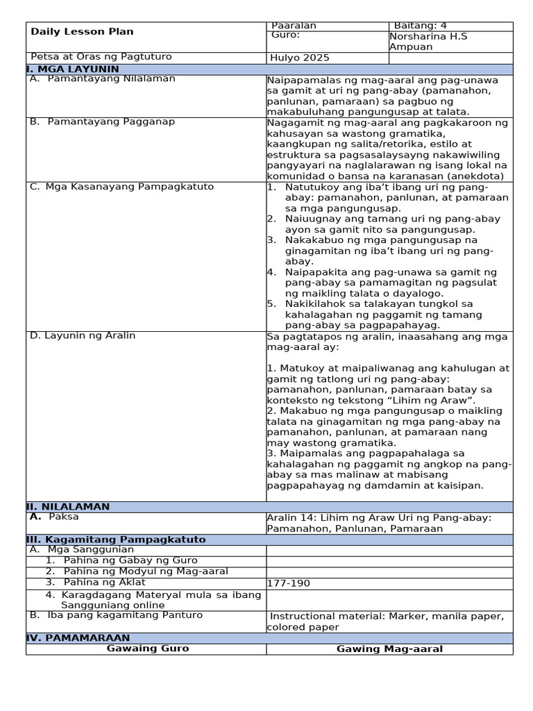 Ampuan Demo DLP | PDF
