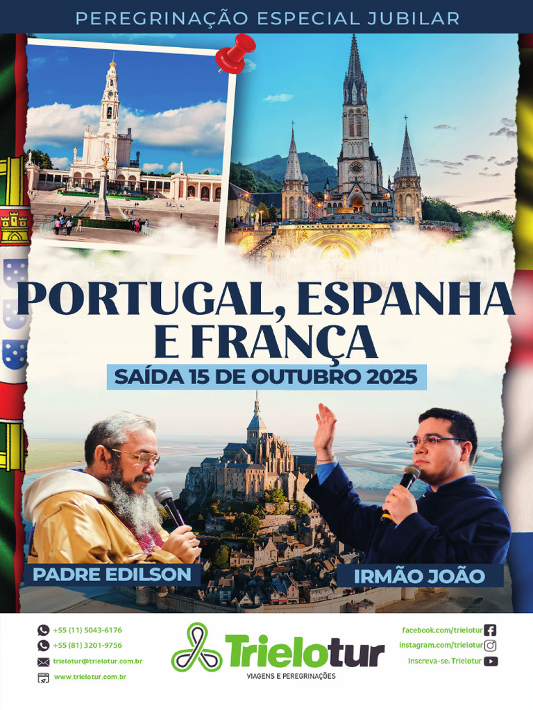 Roteiro - Portugal, Espanha e França | PDF
