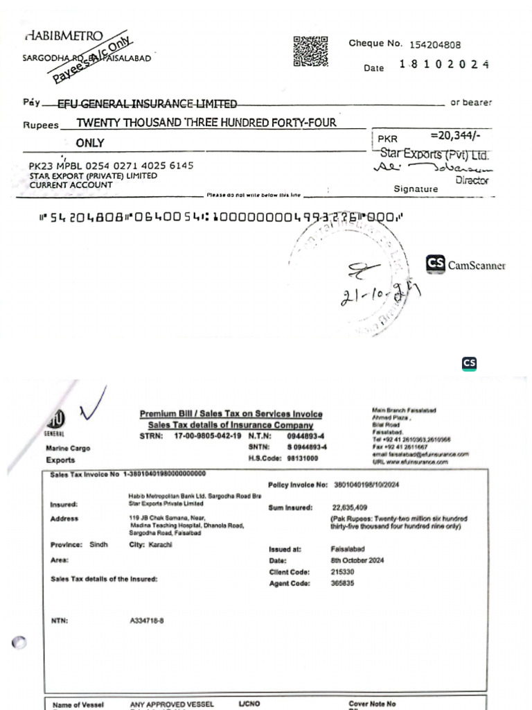 Insurance Policy Note | PDF
