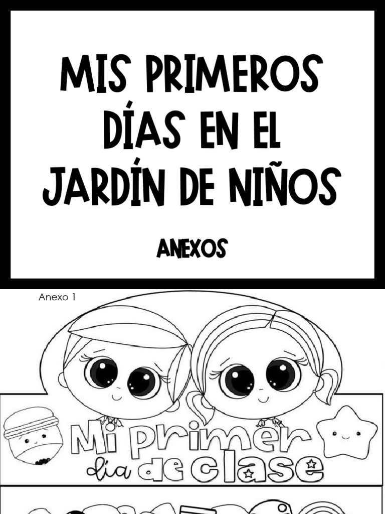 Anexos Abj - Mi Primer Dia en El Jardin de Niños | PDF