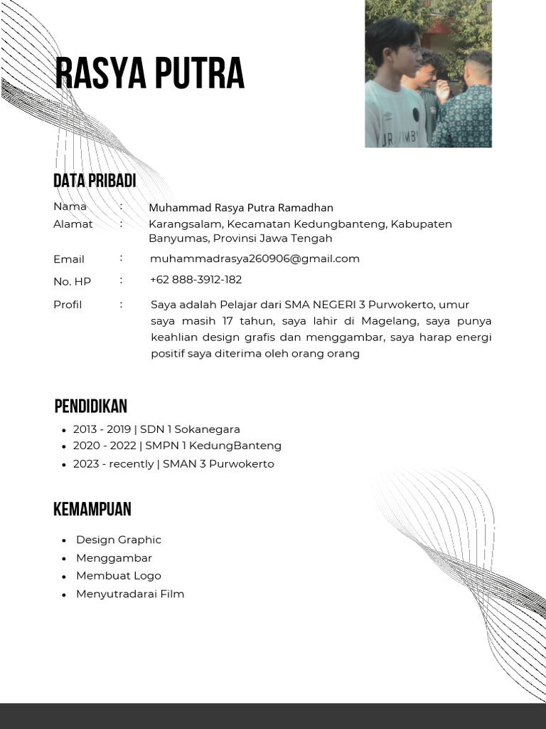 Muhammad Rasya Putra CV | PDF