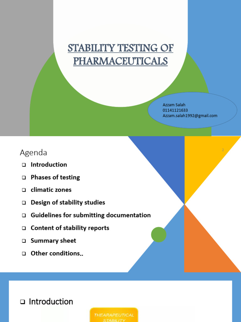 Stability Testing Of Pharmaceuticals Pdf Shelf Life Assay
