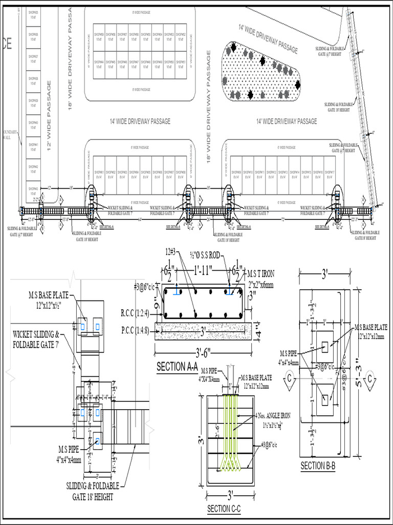 Shop Dimensions and Gate Specifications | PDF