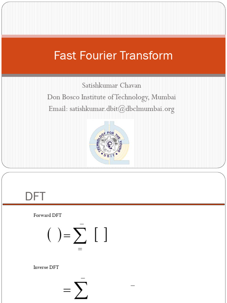 DIF Fast Fourier Transform | PDF | Fast Fourier Transform | Discrete ...