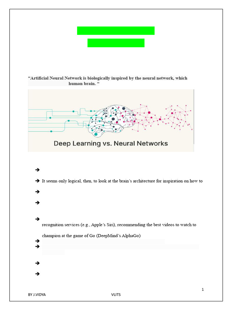 Understanding Neural Networks and Keras | PDF | Graphics Processing ...