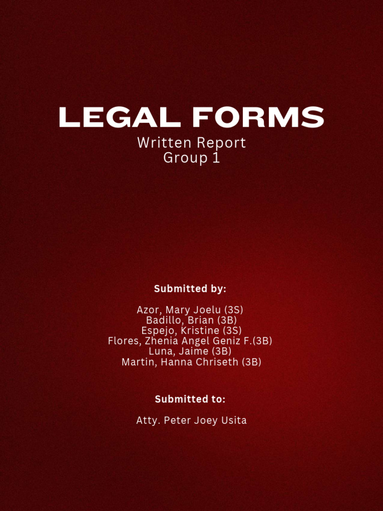 3SB LEGFORMS Group 1 Public Private Docs Jurat Acknowledgment ...