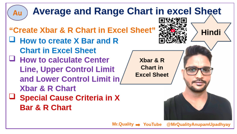 Create Xbar & R Chart in Excel | PDF