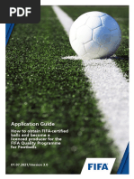 FIFA Quality Programme Test Manual | PDF | Calibration | Pressure