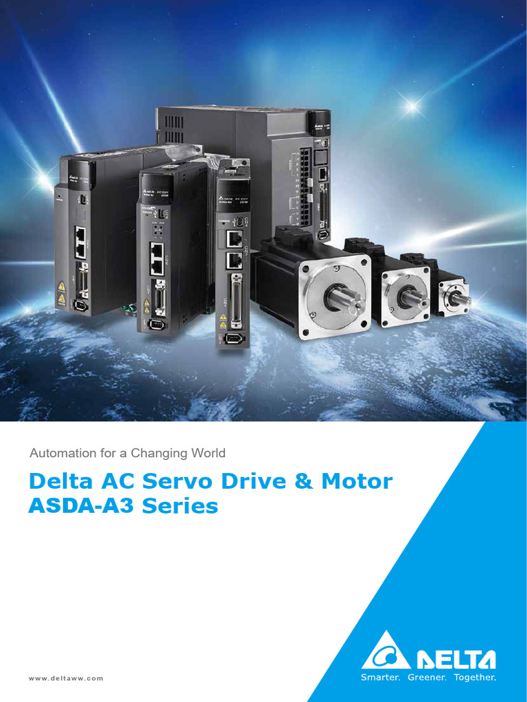 Delta ASDA-A3 Servo Drive Overview | PDF | Electric Motor | Power Supply