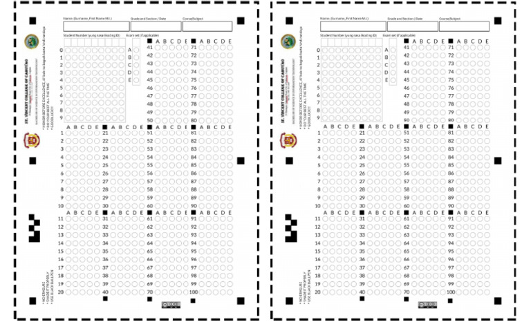 Answersheet | PDF