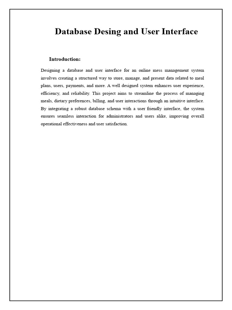 User Interface & Desing | PDF | Computing | Data Management