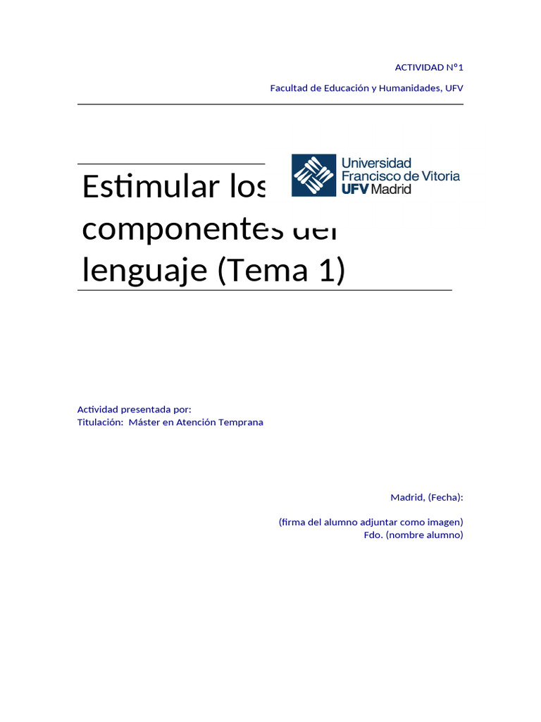 Actividades para Estimular el Lenguaje | PDF | Lingüística