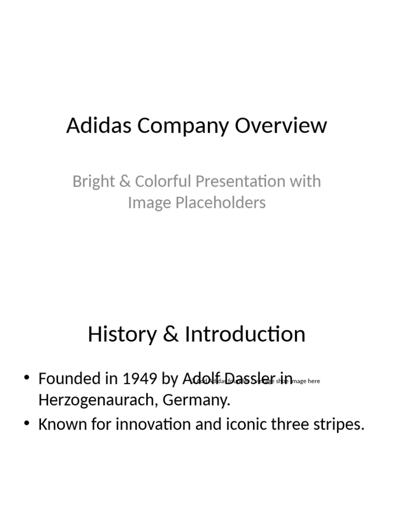 Adidas Company Overview Presentation | PDF