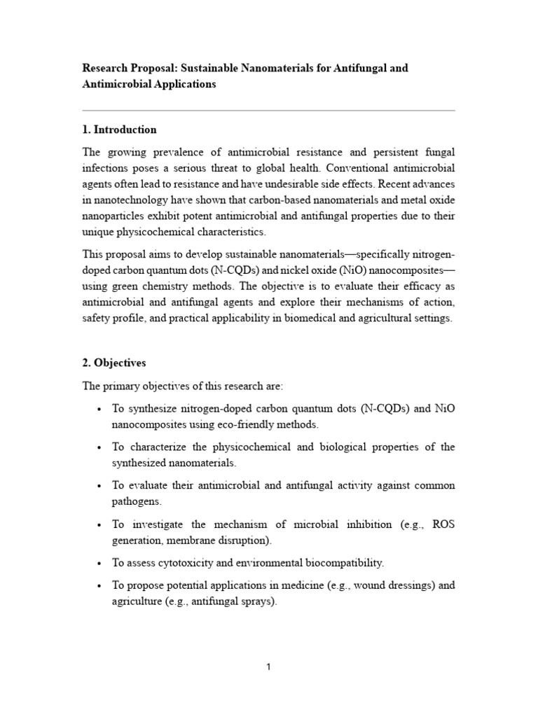Sustainable Nanomaterials for Antimicrobials | PDF | Antimicrobial ...