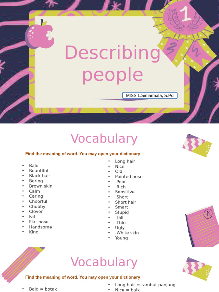 Describing | PDF | Linguistic Morphology | Linguistics
