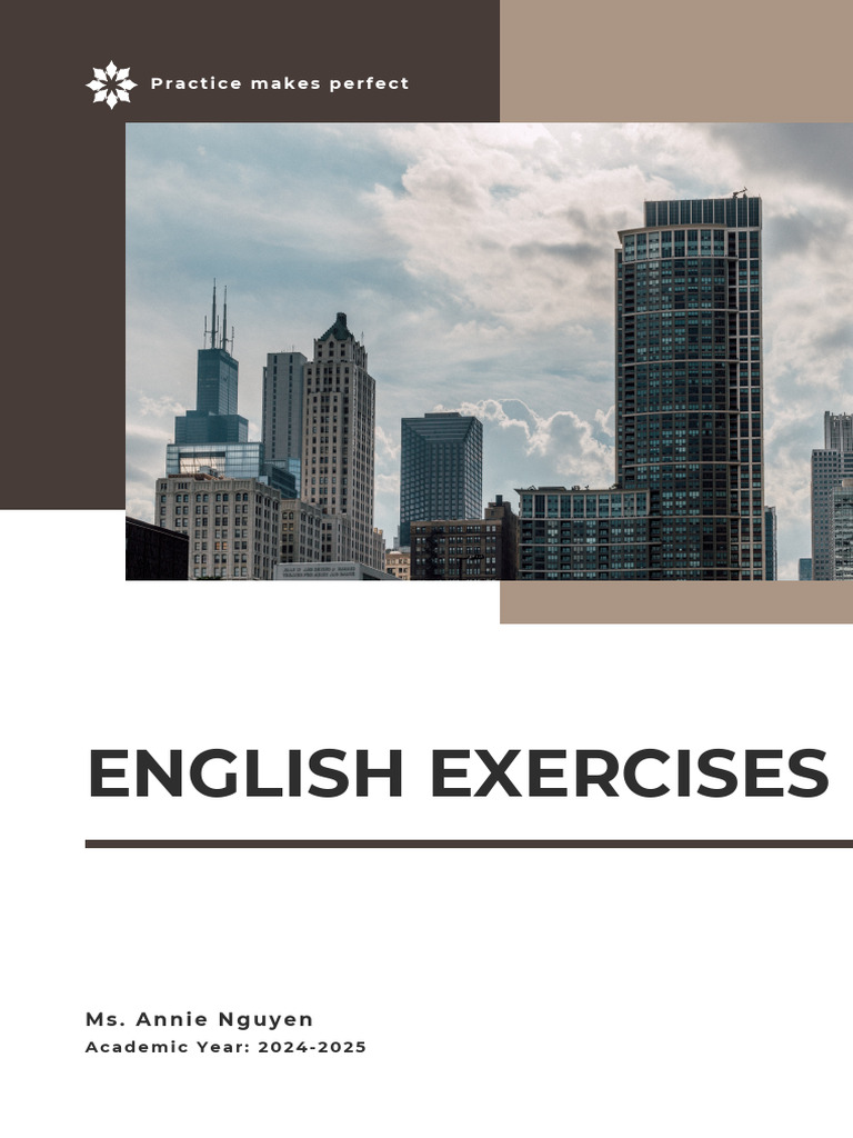 English Exercises - Tổng Hợp | PDF
