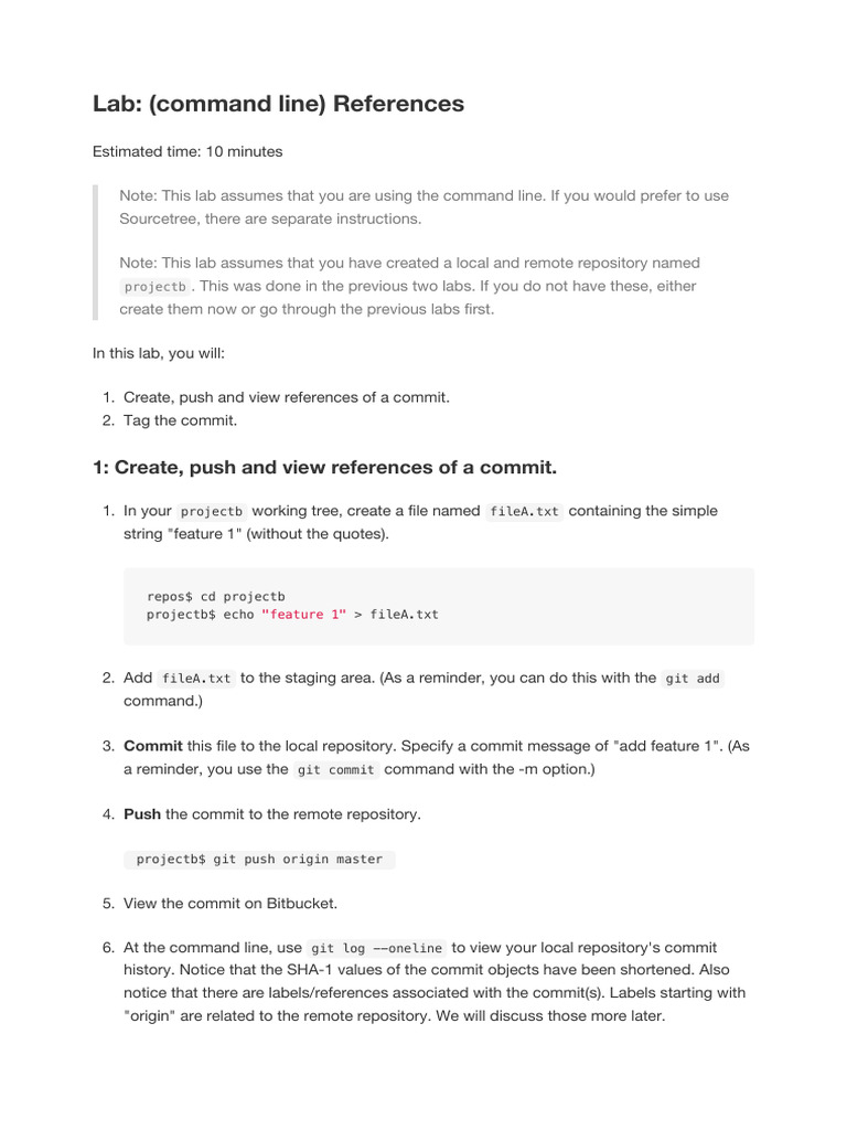 Lab3!2!03b Cli References | PDF | Command Line Interface | Software ...