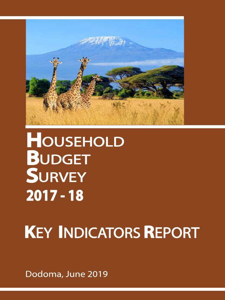 2017 18 HBS Key Indicators Report Engl | PDF | Poverty | Poverty ...