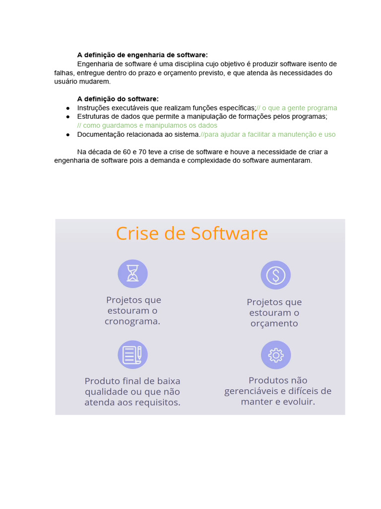 Engenharia de Software | PDF | Testes de software | Engenharia de Software