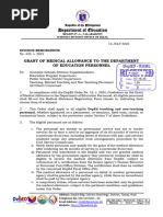 DepEd Medical Allowance Guidelines | PDF | Health Maintenance Organization