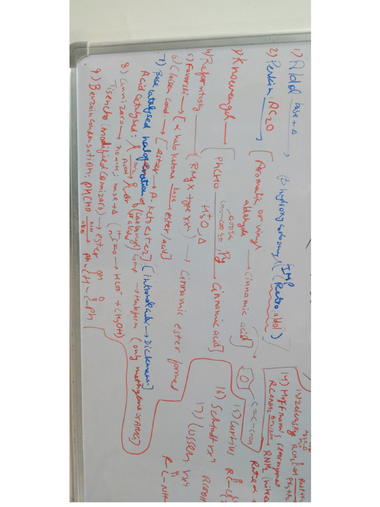 Name Reactions Short Notes | PDF