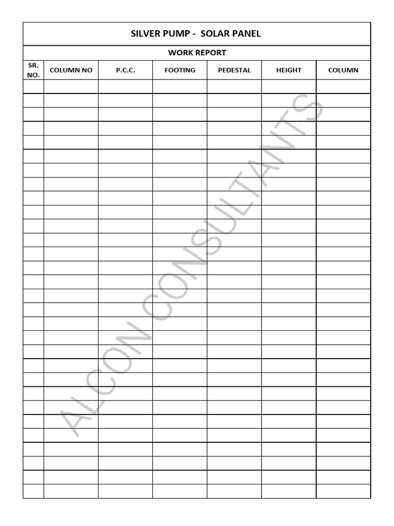Work Structure Solar Panel | PDF